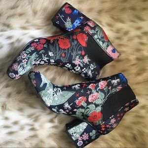 Vintage Floral Boots